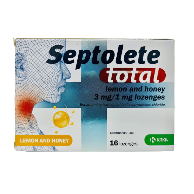 Septolete Total Lemon & Honey 16 Lozenges