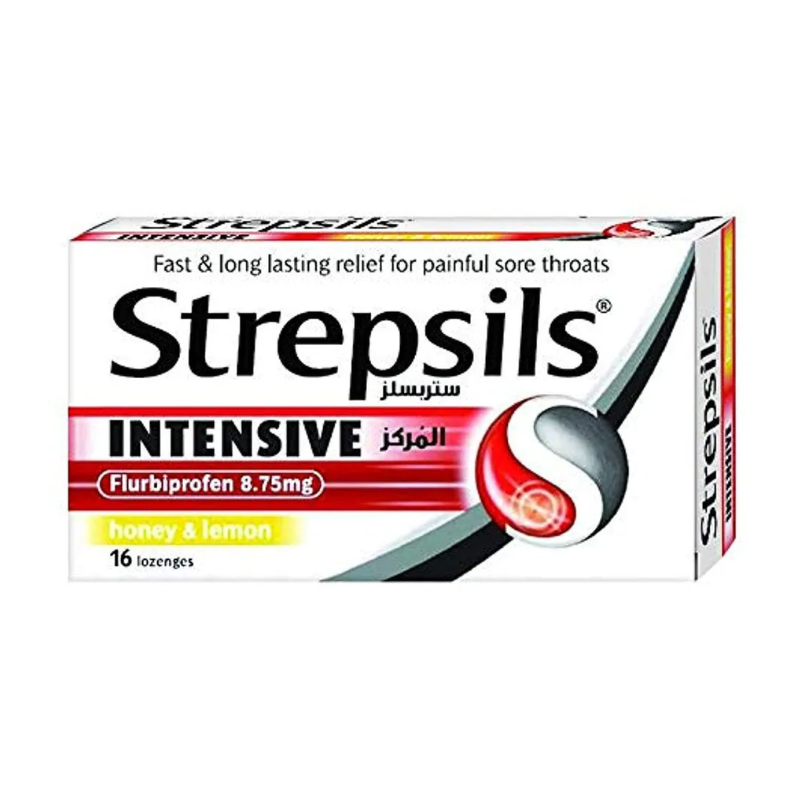 Strepsils Intensive Homey & Lemon 16 Lozenges