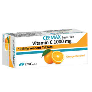 سي ماكس فيتامين سي ١٠٠٠ ملغ خالي من السكر ١٠ أقراص فوارة