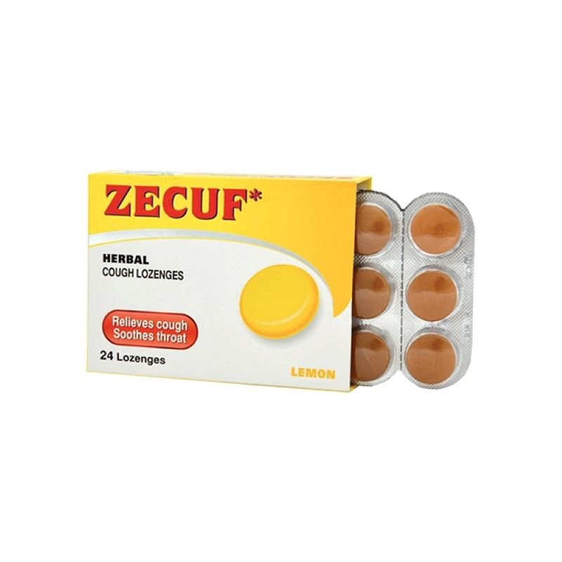 زيكوف هيربال للسعال ٢٤ معينة ليمون