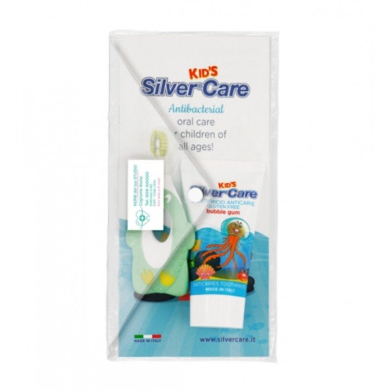 سيلفر كير طقم معجون أسنانللأطفال بنكهة العلكة