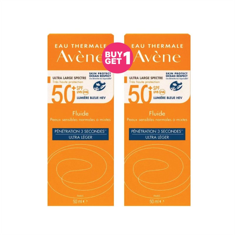 Avene SPF 50+ Fluid Buy One Get One Free