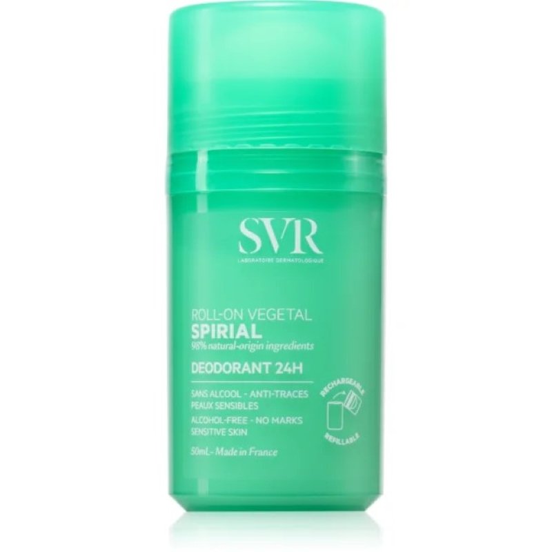 SVR Spirial Vegetal Roll-On 24H Anti-Traces Sensative Skin Deodorant 50 ml
