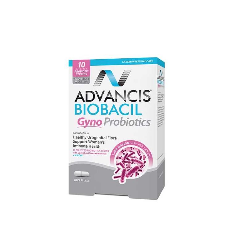 Advancis Biobacil Gyno Probiotics 20 Capsules