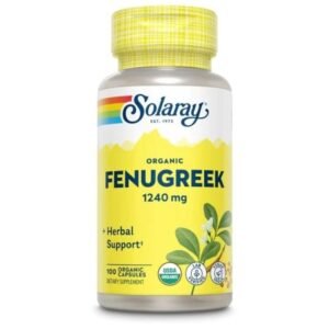 Solaray Fenugreek 1240 mg 100 Organic Capsules
