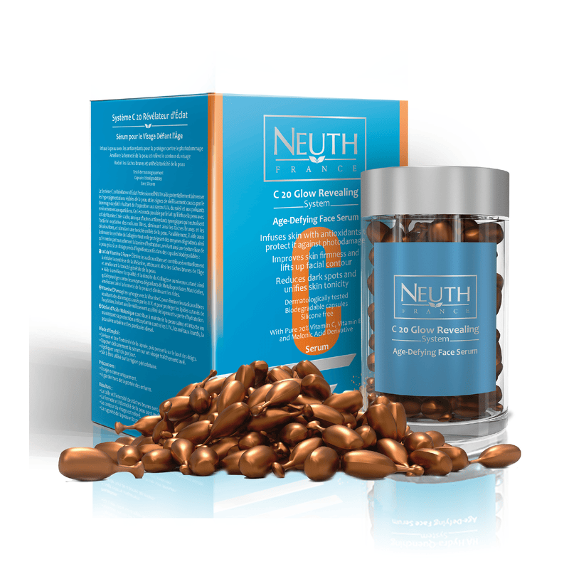 نيوث سي 20 غلو ريفيلينغ سيستم، سيروم الوجه المضاد لعلامات التقدم في السن، 50 كبسولة