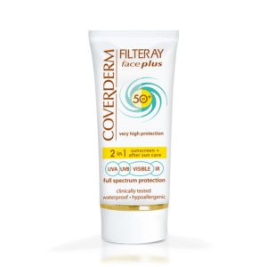 كفرديرم كريم واقي من الشمس  2 في 1 بعامل حماية SPF 50+ (للبشرة العادية) 50 مل