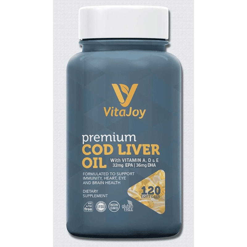 فيتاجوي زيت كبد سمك القد الممتاز (120 كبسولة)