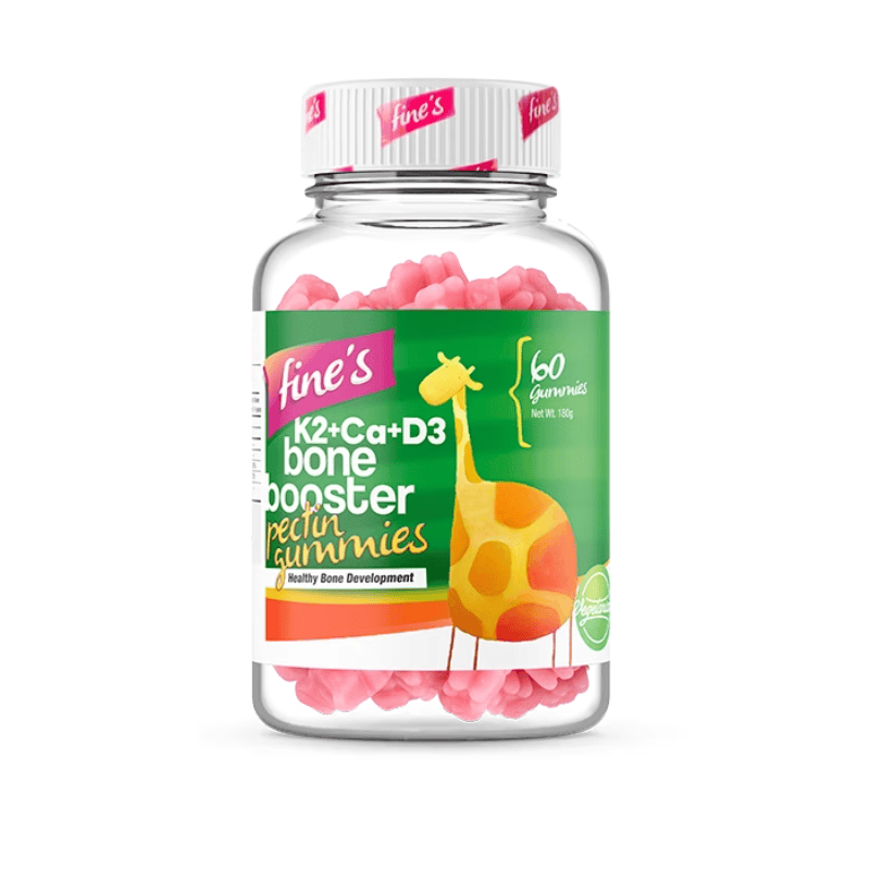 Fine's K2+Ca+D3 Bone Booster (60 Gummies)