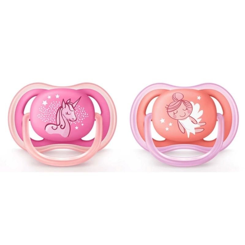 Philips Avent Ultra Air Soother 6-18 Girl 2 Pcs