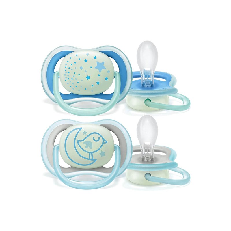 Philips Avent Ultra Air Night Soother 6-18M 2 Pcs Blue