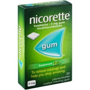 Nicorette 2 mg Gum 30 Pieces