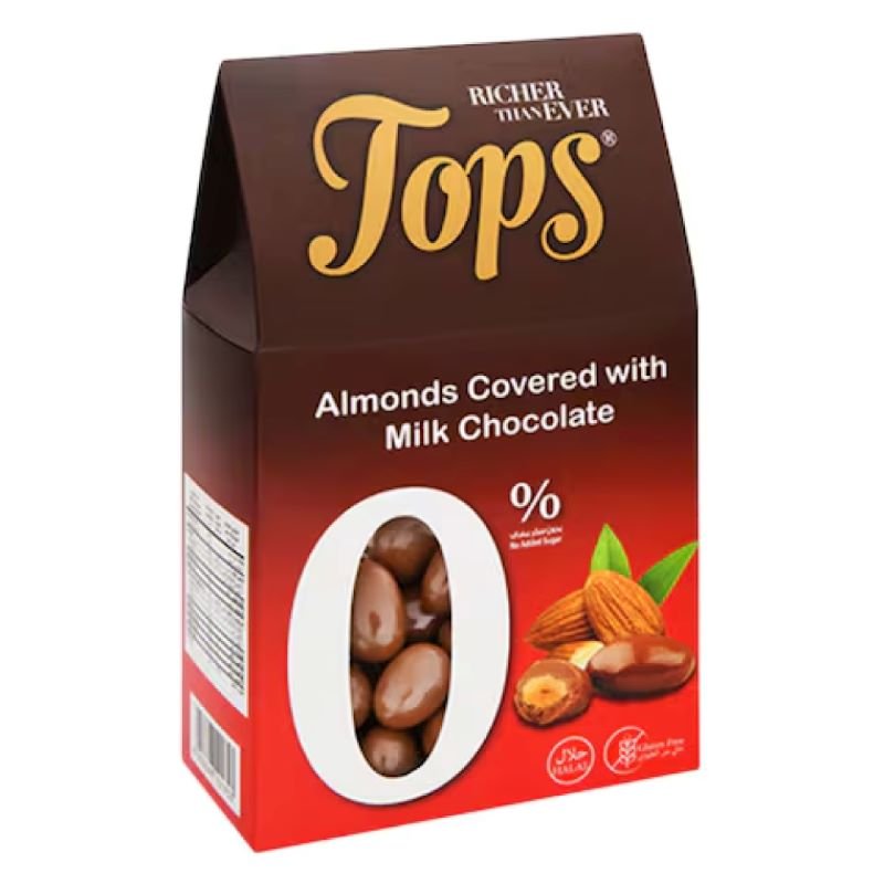 Tops Dragee Milk Chocolate With Almonds 175g