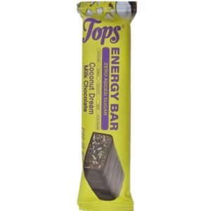 Tops Milk Chocolate  Coconut Dream Energy 50g