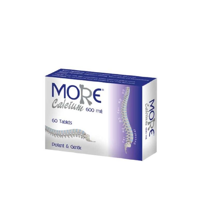 More Calcium 600 mg 60 Tablets