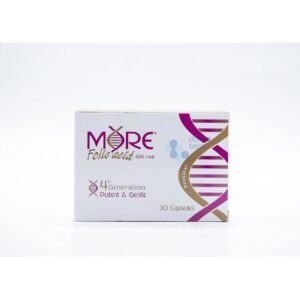 More Folic Acid 600 mg 30 Capsules