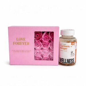 T-RQ Turmeric + Ginger  60 Gummies + Gift