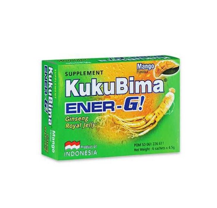 Kukubima Ginseng Royal Jelly Powder 6 Sach-Mango