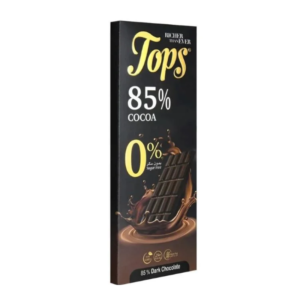 Tops  Dark Chocolate 85% Bar 60g