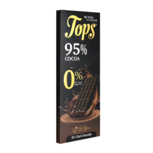 Tops  Dark Chocolate 95% Bar 60g