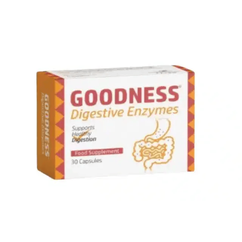 Goodness Digestive Enzymes Food Supplement 30 Capsules