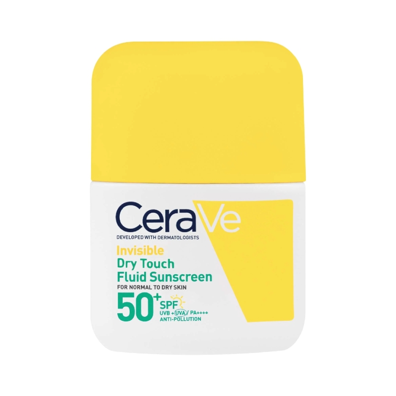 Cerave Invisible Dry Touch Fluide SPF 50+ For Normal To Oily Skin 50 ml