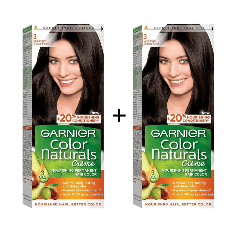 Garnier 3.0 Dark Brown (2 pcs) 20% Off