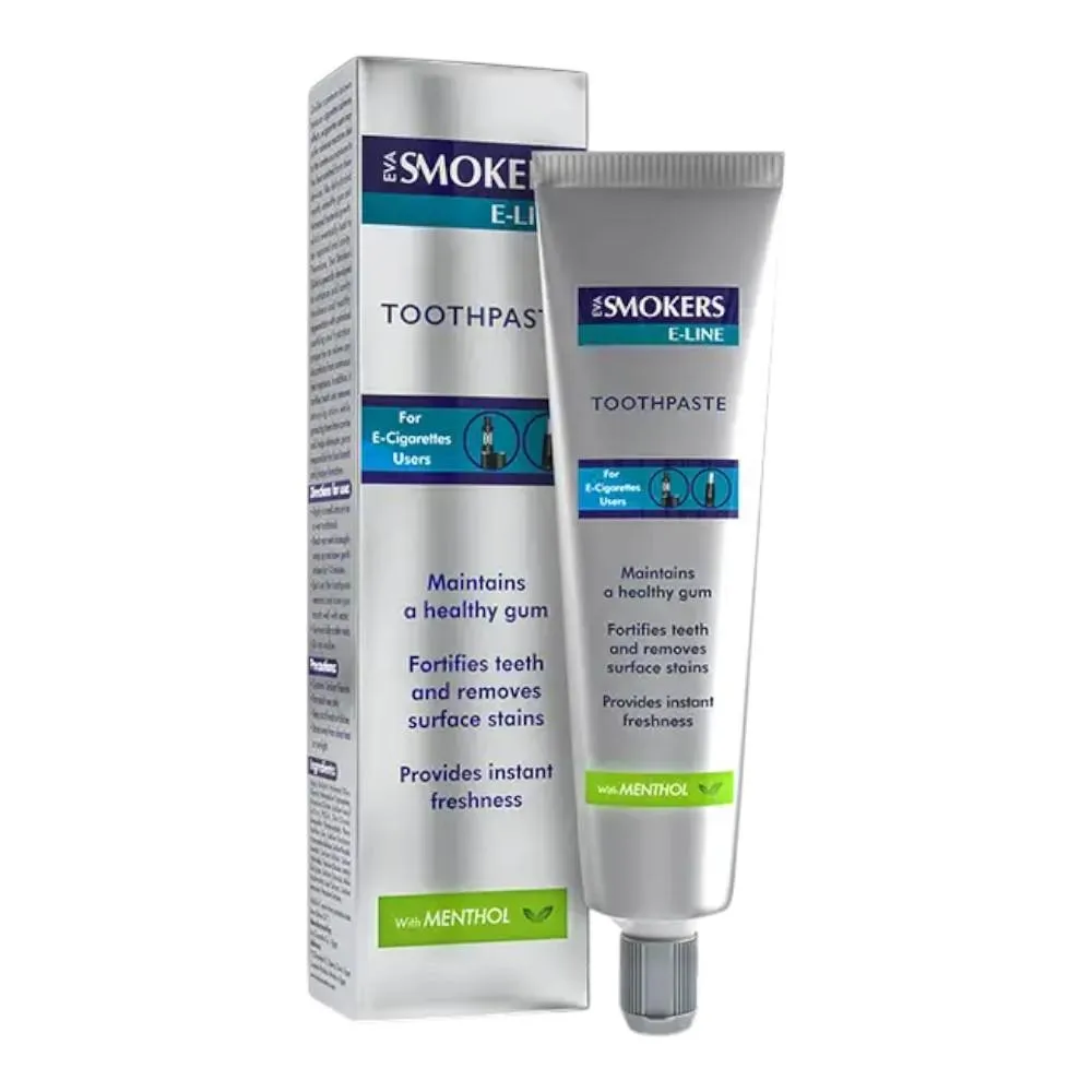 Eva Smokers Toothpaste For E-Cigarettes Users With Menthol