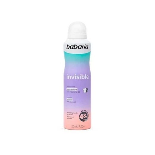Babaria Invisible 48hr Spray 200 ml